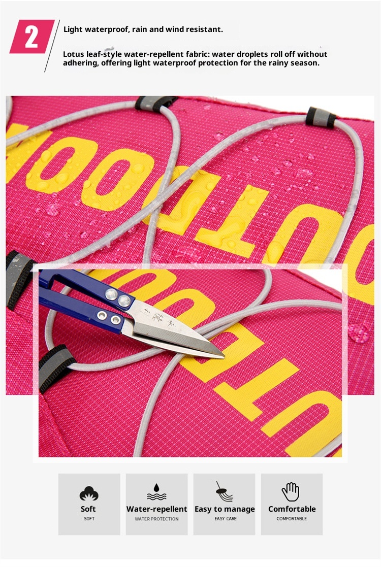 ActiveGo Outdoor Cycling Backpack Large Capacity Portable Water-Resistant Double Shoulder With Floating Frame Travel Hiking Bag_voghion.com