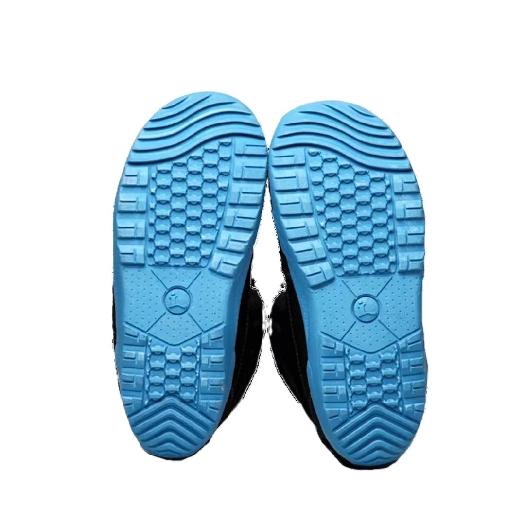 Zees Kinder-Skischuhe für Anfänger mit BOA-Stahlschnalle, schnell anzuziehen, bequem und warm_voghion.com