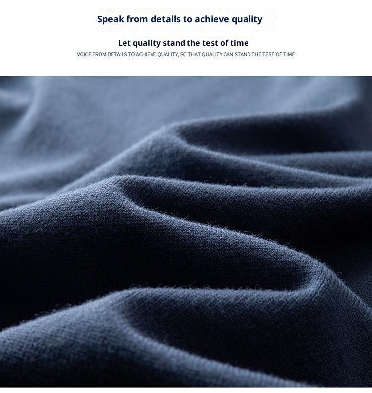 boy Boy Boy Turtleneck Men Half Sweater Solid Color Plus Size Fat Man Autumn Thin T-Shirt Short Sleeve Knitted Shirt_voghion.com