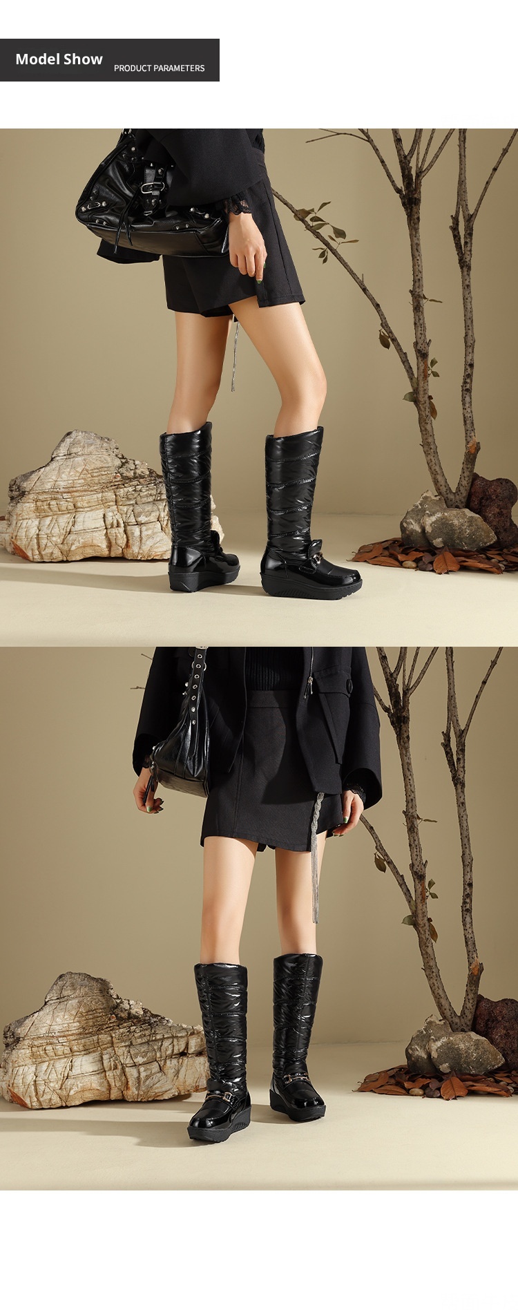 Zees Zees Please Proceed The New Store To Place An Order For In-stock Fast-shipping Down Fabric Waterproof High-top Snow With_voghion.com