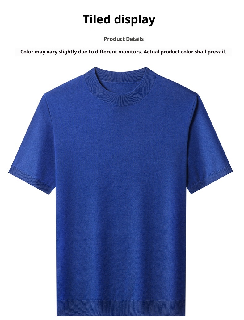 ragazzo Ragazzo Ragazzo 6 Maglione di lana Manica corta Casual Business Intimo Maglieria di base di alta qualità da uomo_voghion.com