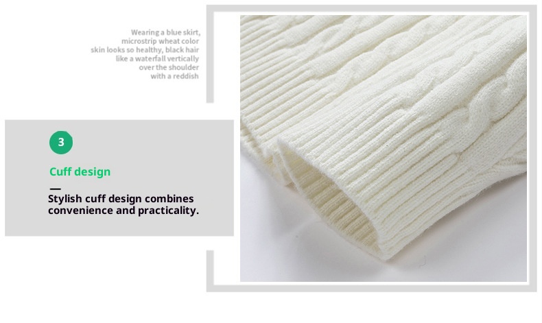 ragazzo ragazzo ragazzo con fodera in pile, nuova maglia base autunnale e invernale, maglione lavorato a maglia con trecce intrecciate a scollo rotondo, maglione lavorato a maglia da uomo_voghion.com