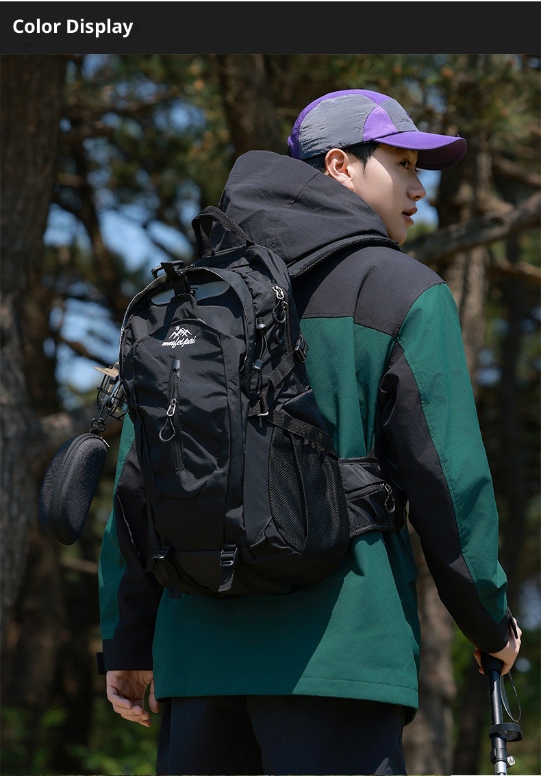 ActiveGo Cross-Border 2025 Travel Fashion Simple Versatile Large Capacity Professional Hiking Backpack_voghion.com