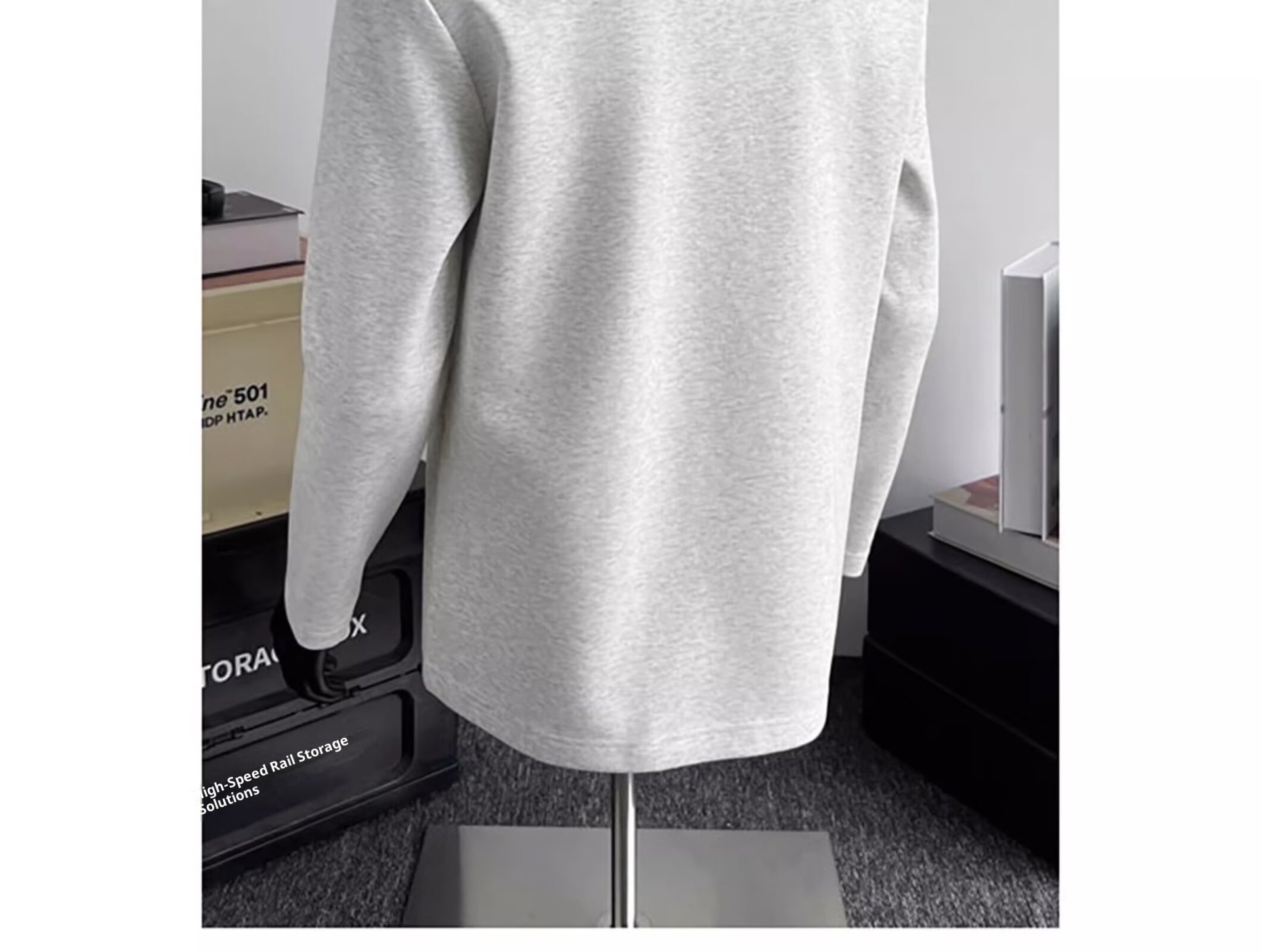 Polo patchwork rétro américain Boy pour homme, marque tendance printemps-automne, coupe ample et décontractée à manches longues_voghion.com