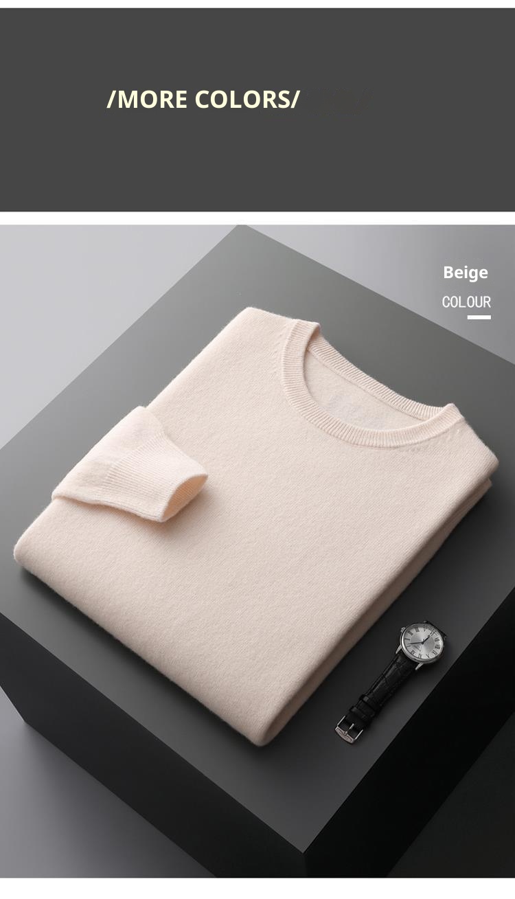 ragazzo Ragazzo Ragazzo 25 Autunno Inverno Prima Linea Pronto da indossare Girocollo Maglione da uomo in lana tinta unita Pullover caldo e largo Base_voghion.com