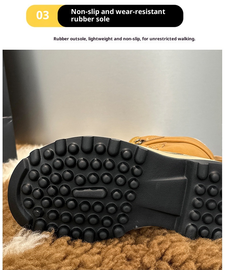 Chaussures de randonnée Zees Outdoor imperméables, antidérapantes, à lacets, pour femmes, collection hiver 2025, en cuir véritable, idéales pour la chasse au canard, résistantes au froid et chaudes._voghion.com