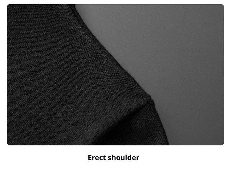 boy Boy Boy Turtleneck Men Half Sweater Solid Color Plus Size Fat Man Autumn Thin T-Shirt Short Sleeve Knitted Shirt_voghion.com