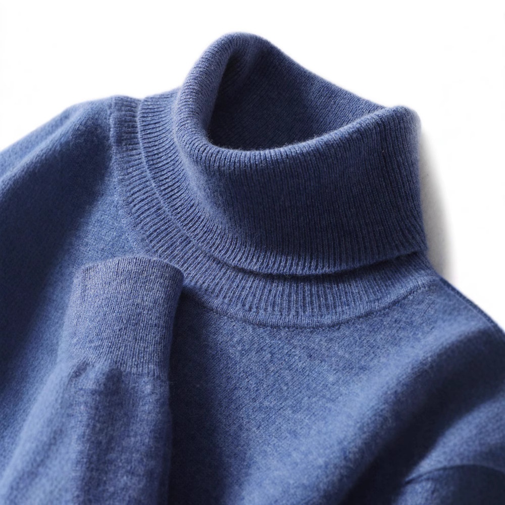 boy Boy Boy New Pure 100% Wool Men's Cashmere Spring Autumn Pullover Versatile Sweater Business Casual Inner Layer Base Shirt_voghion.com