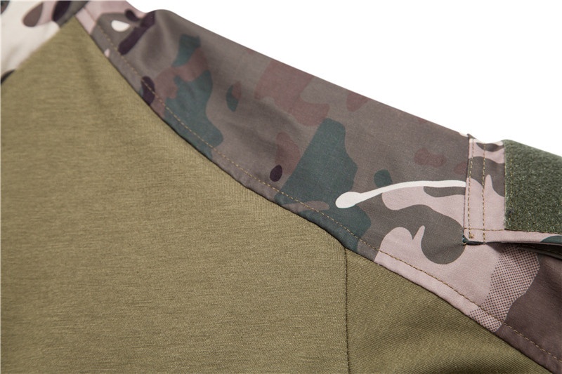 QFV507045555501<2 Spring And Summer New Cross-Border Long Sleeve Special Forces Workwear Training Camouflage Elastic Breathable Men's_voghion.com