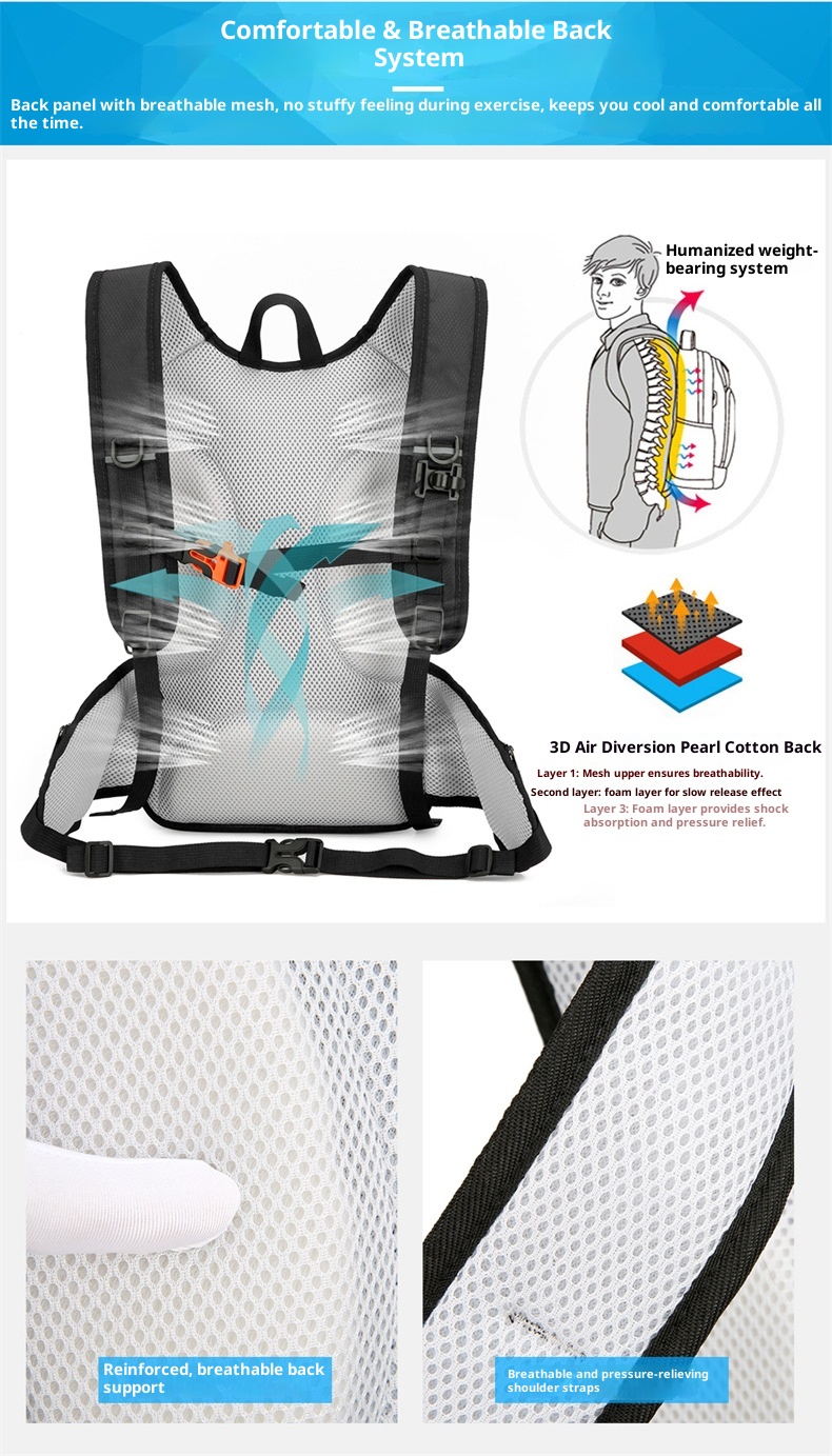 ActiveGo Cross-border 2024 New Cycling Outdoor Hiking Off-road Large Capacity Sports Water Bag Backpack_voghion.com