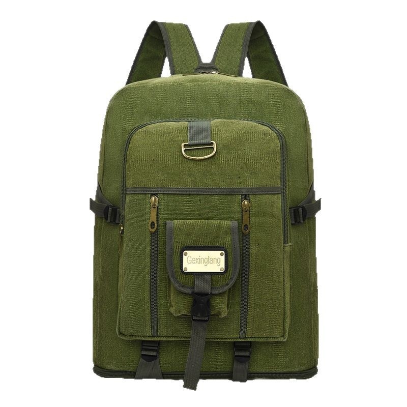 ActiveGo Manufacturer Canvas Capacity Backpack Men And Women Travel Luggage Sports Outdoor Mountaineering Large Bag_voghion.com