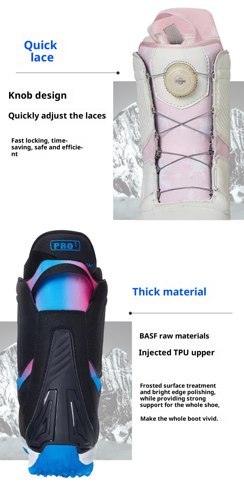 Zees Allround Ski Quick Wear Stalen Draad Gesp Heren En Dames Buitensporten Volwassenen Snowboard Sneeuwschoenen Uitrusting Op Voorraad_voghion.com
