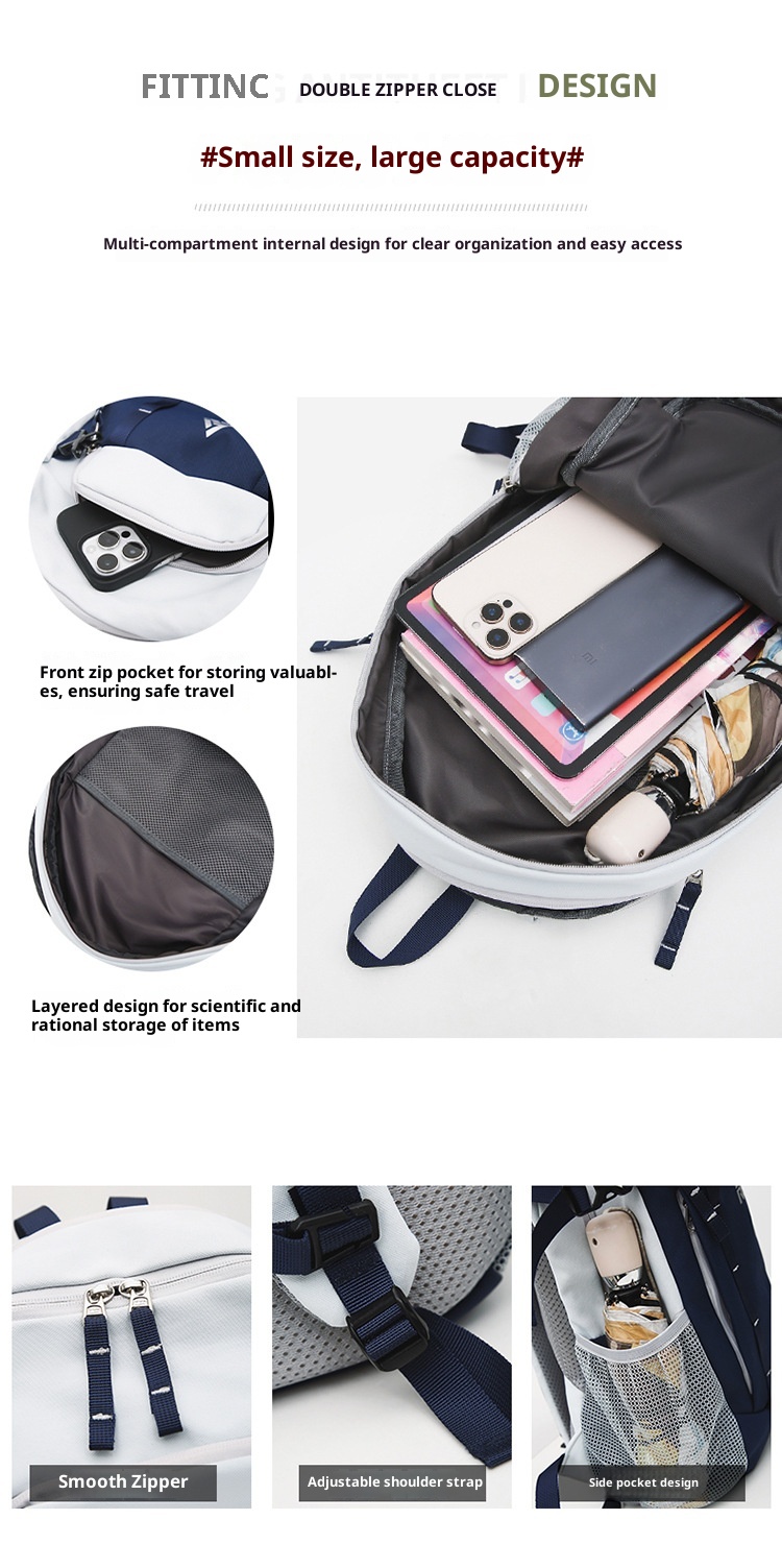 Sac à dos ActiveGo Cross-border Nouveau sac à dos grande capacité, léger et multifonctionnel pour les voyages, la randonnée et les activités de plein air - Sac cadeau_voghion.com