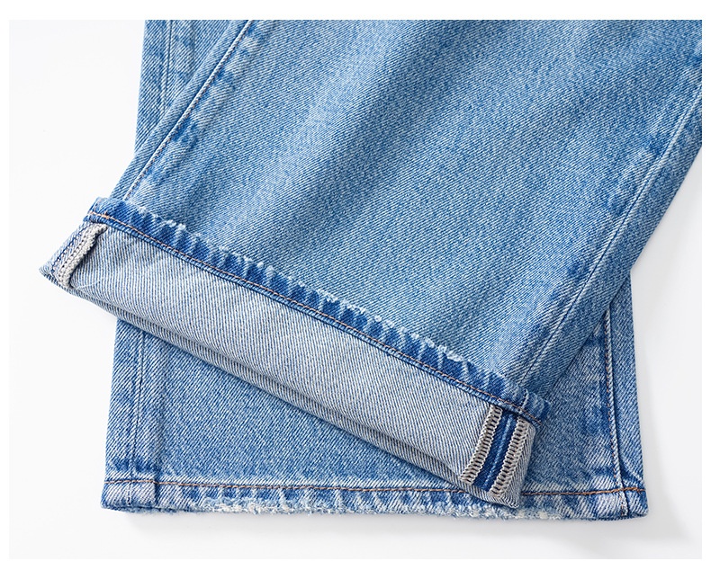 ChicShe 2025 New Spring And Autumn Lyocell High-End Women's Jeans Non-Stretch Loose High-Waist Nine-Point Straight Long Pants_voghion.com