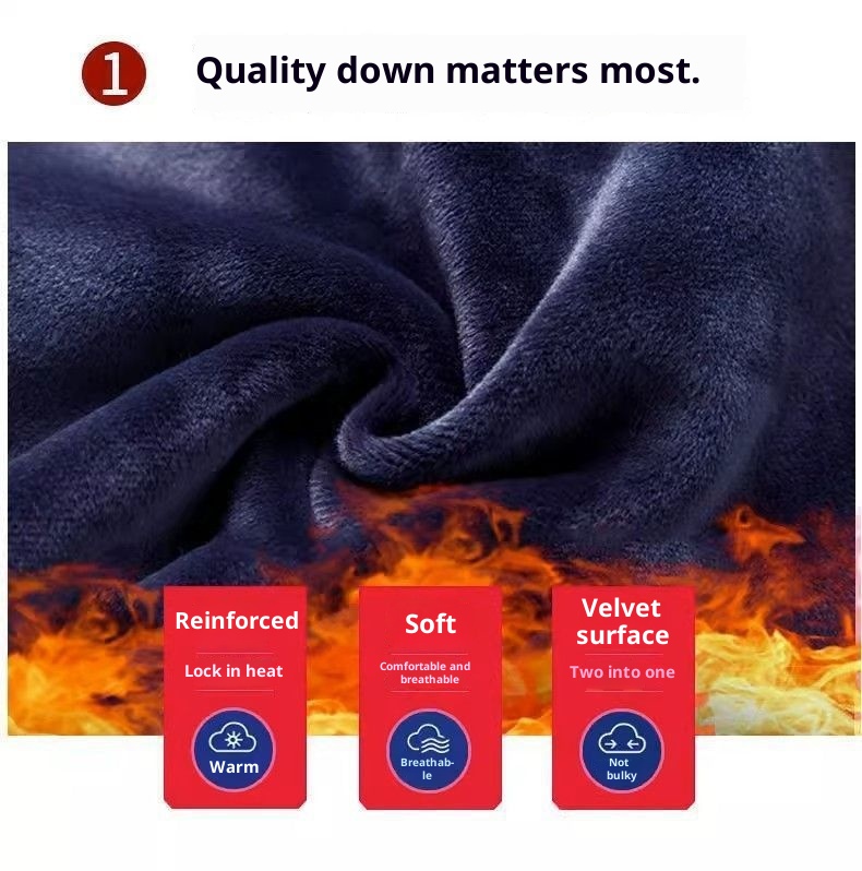 boy Boy Boy Half Turtleneck Sweater For Men, Fleece-Lined, Warm, Autumn And Base Layer, Men's Winter Solid Black Knitwear_voghion.com