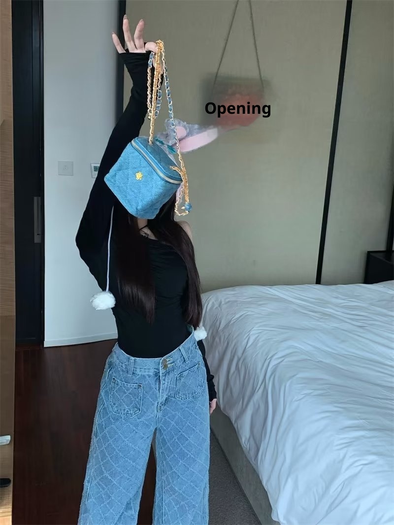 ChicShe Plus Size High Waist Jeans For Women, Trendy Brand 2024 New Japanese Style Plaid Long P, Youth Fashion Summer Thin_voghion.com