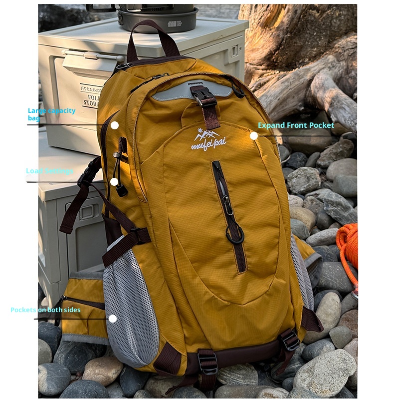 ActiveGo Cross-Border 2025 Travel Fashion Simple Versatile Large Capacity Professional Hiking Backpack_voghion.com