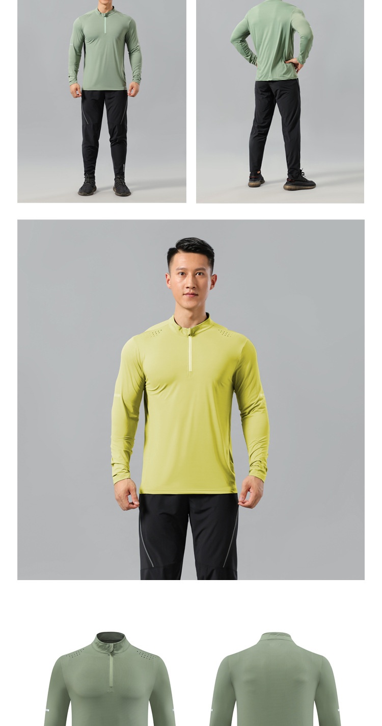 boy Boy Autumn Winter Fitness Top Basketball Running Shirt Casual Outdoor Stretch Quick-Dry Sports T-Shirt Long Sleeve Men_voghion.com