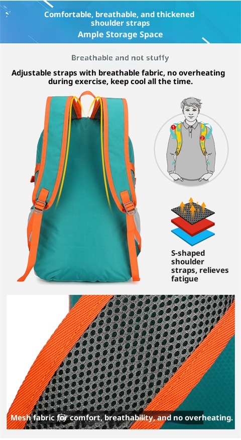 ActiveGo New Mountaineering Outdoor Survival Waterproof Large Capacity Shoulder Travel Cycling Bag Camping Backpack_voghion.com