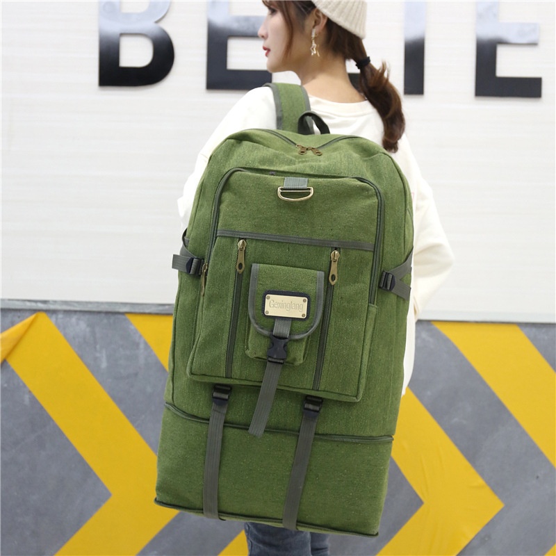ActiveGo Manufacturer Canvas Capacity Backpack Men And Women Travel Luggage Sports Outdoor Mountaineering Large Bag_voghion.com