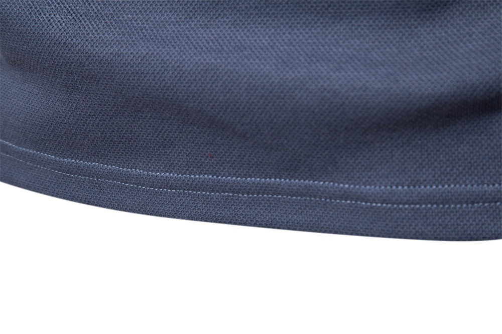 T-shirt garçon printemps-automne, manches longues, col croisé, coupe décontractée, couleur unie, col rabattu tendance_voghion.com