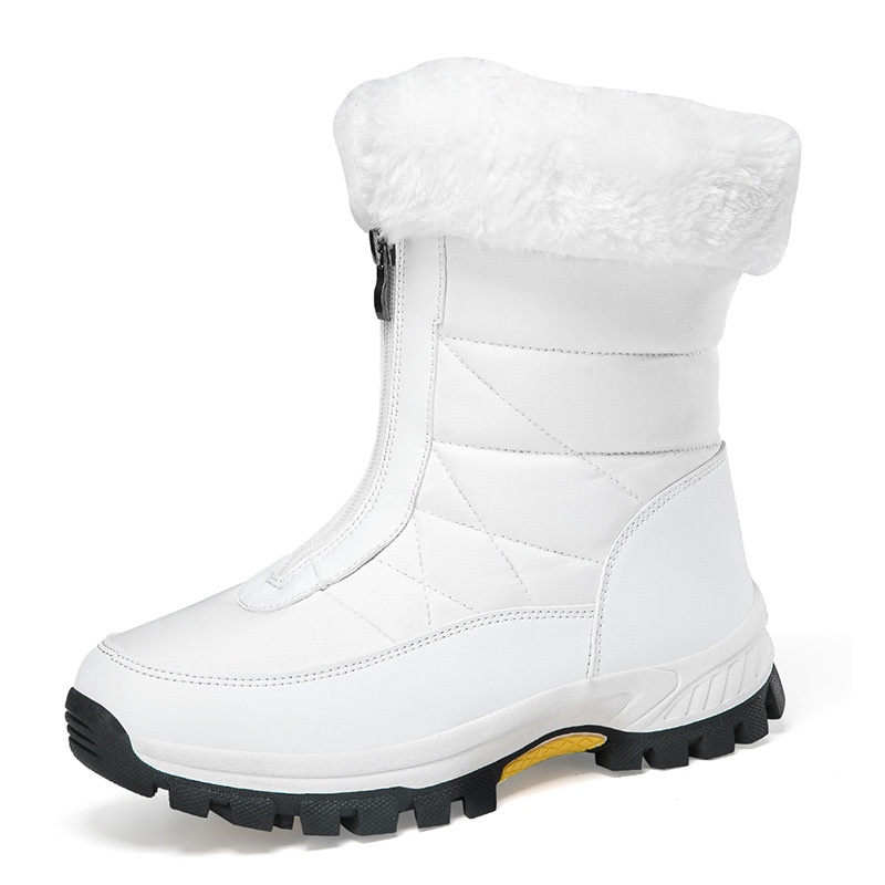Zees Zees 2024 Winter Snow voor dames Hoge top Buitensporten Katoenen schoenen Skischoenen Grote maat 42 Grensoverschrijdend exclusief_voghion.com