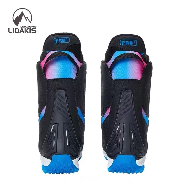 Zees 22 Neue, sofort lieferbare Snowboard-Skischuhe mit Stahlschnalle für Damen – Schnell anzuziehen, stoßdämpfend, rutschfest und warm._voghion.com