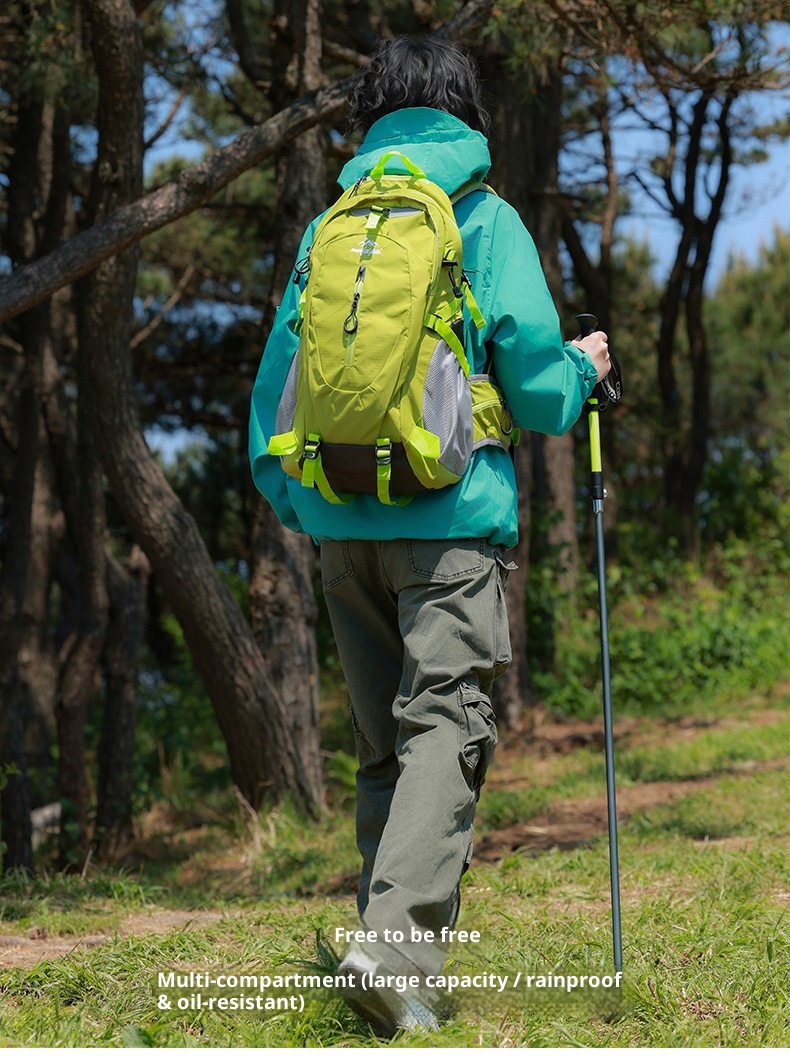 ActiveGo Cross-Border 2025 Travel Fashion Simple Versatile Large Capacity Professional Hiking Backpack_voghion.com