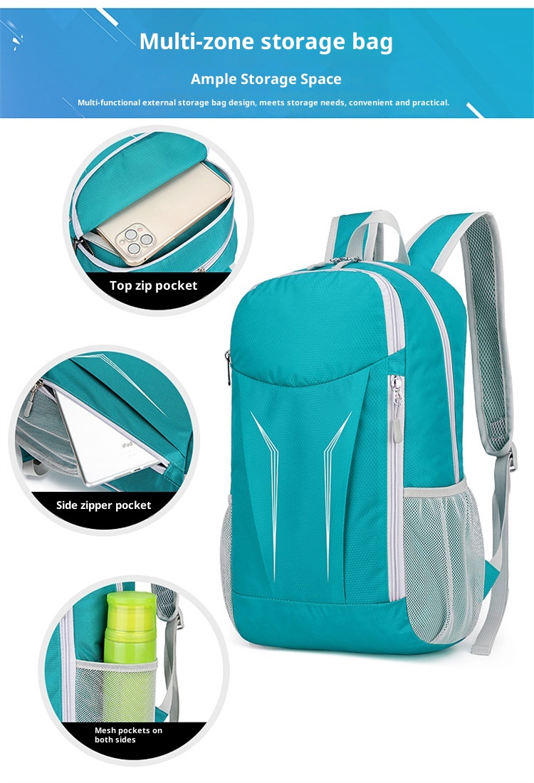 ActiveGo New Men's And Women's Ultra-Light Hiking Cycling Travel Backpack Fitness Outdoor Large Capacity Mountaineering Bag_voghion.com