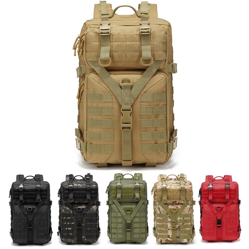 ActiveGo Camouflage Sports Outdoor Hiking Mountaineering Bag Camping Multifunctional Tactical Backpack Large Capacity_voghion.com