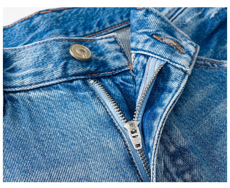 ChicShe 2025 New Spring And Autumn Lyocell High-End Women's Jeans Non-Stretch Loose High-Waist Nine-Point Straight Long Pants_voghion.com