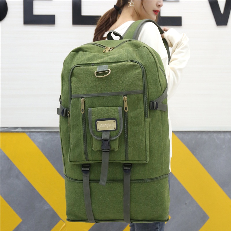 ActiveGo Manufacturer Canvas Capacity Backpack Men And Women Travel Luggage Sports Outdoor Mountaineering Large Bag_voghion.com