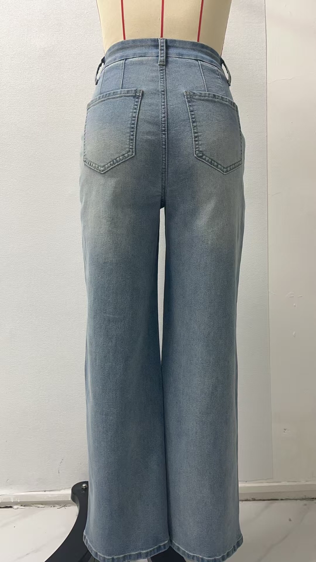 ChicShe Losse Nieuwe Grensoverschrijdende Europese en Amerikaanse Mode Rechte Broeken Gewassen Straatjeans Voor Vrouwen met een Slanke Taille_voghion.com