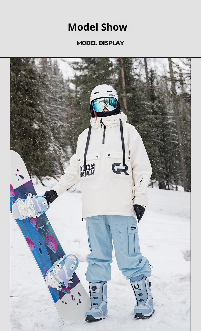 Zees CHANRICH Doppelschnallen-Snowboardschuhe Schnellverschluss für Damen und Herren, Allround-Snowboardschuhe zum Carven, Sliden, Flat-Flow-Snowboards und Freestyle-Ski_voghion.com