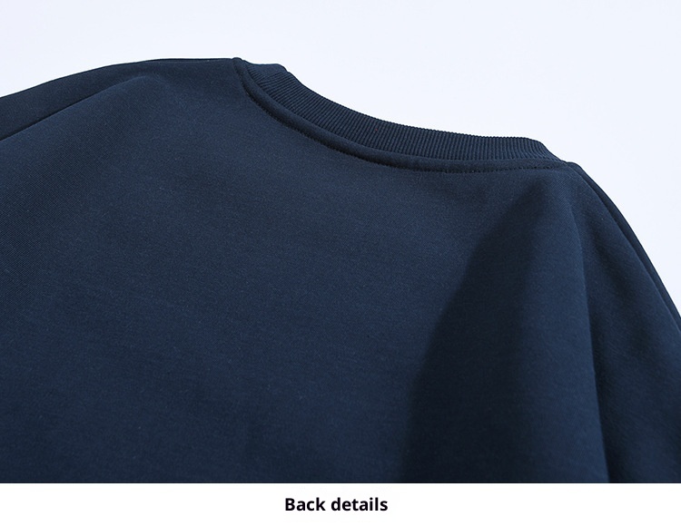 Pull unisexe en polaire pour garçon, automne-hiver, col rond, ample, en laine d'agneau épaisse et chaude avec doublure intérieure, couleur unie._voghion.com