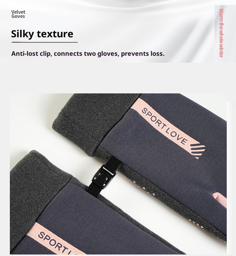 ragazzo Ragazzo Invernale Uomo e Donna, Foderato in Pile, Antivento, Resistente al Freddo, Touchscreen, Antiscivolo, Per Equitazione, Guida, Esterno_voghion.com