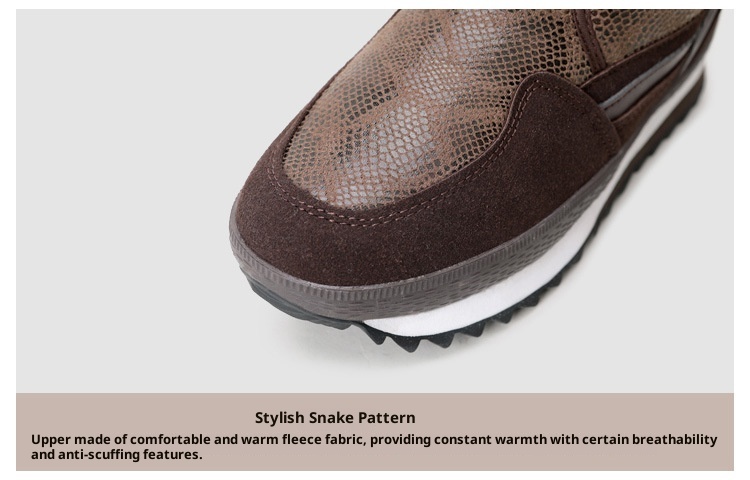 Zees Winter Nieuwe Modetrend Verdikte Sneeuwbestendige Antislip Warme Ski Lichtgewicht Halfhoge Katoenen Schoenen Dames Sneeuwlaarzen_voghion.com