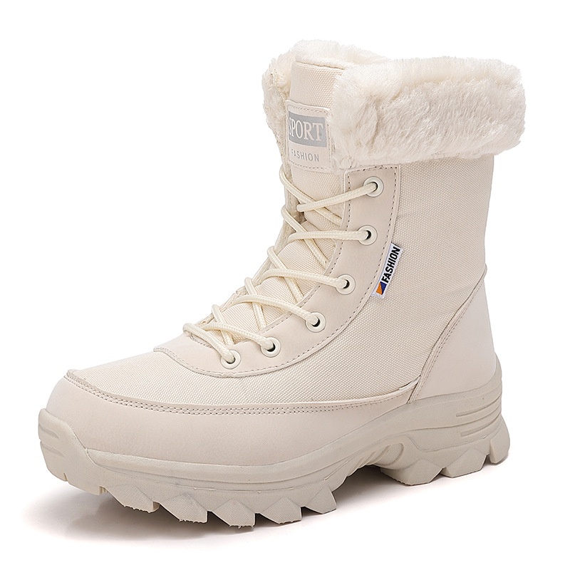 Zees Foreign Trade Outdoor antislip dikke warme katoenen schoenen voor dames Winter Northern Travel Ski Snowboots grote maat_voghion.com