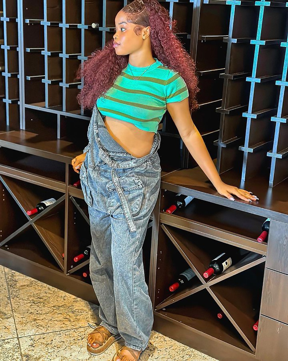 Pantaloni larghi a gamba larga con tasche larghe, stile INS, stile europeo e americano, da donna, transfrontalieri, ChicShe_voghion.com