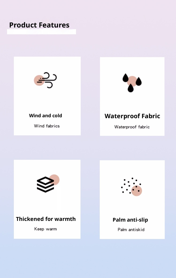 Guanti da ciclismo invernali antifreddo caldi per uomo e donna, foderati in pile, spessi, antivento, per bici elettrica_voghion.com