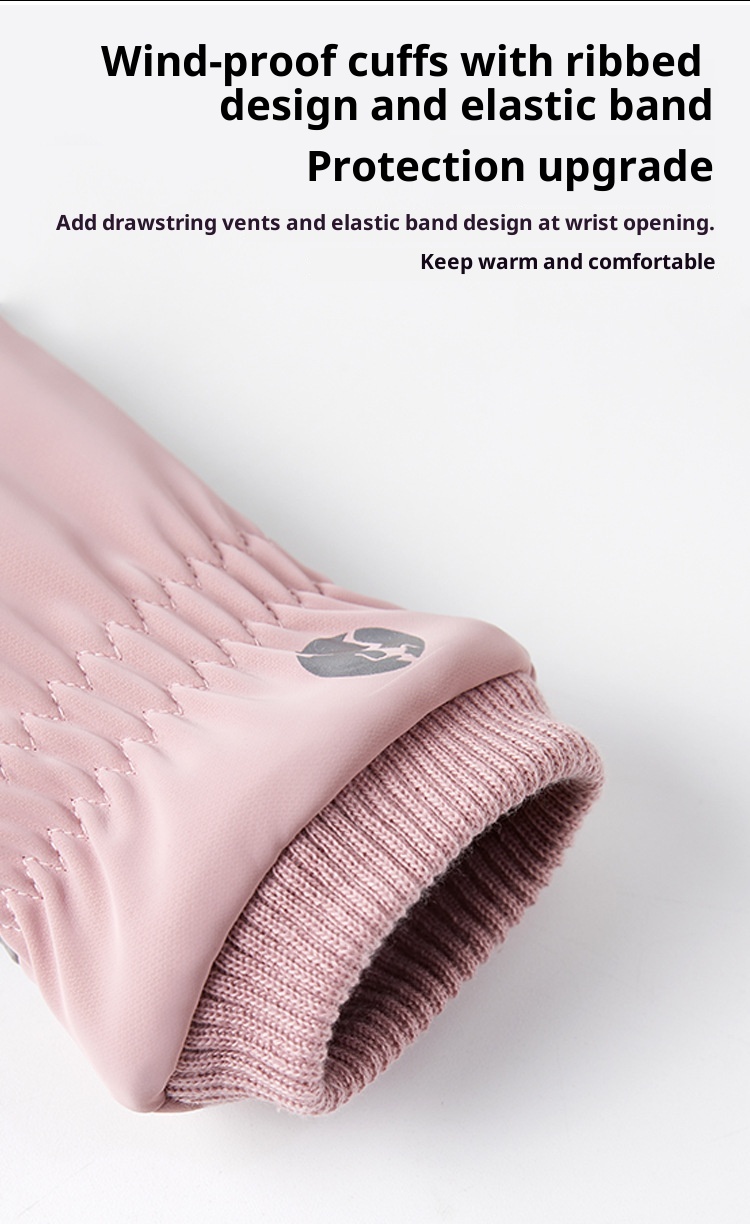 Guanti da ciclismo invernali antifreddo caldi per uomo e donna, foderati in pile, spessi, antivento, per bici elettrica_voghion.com