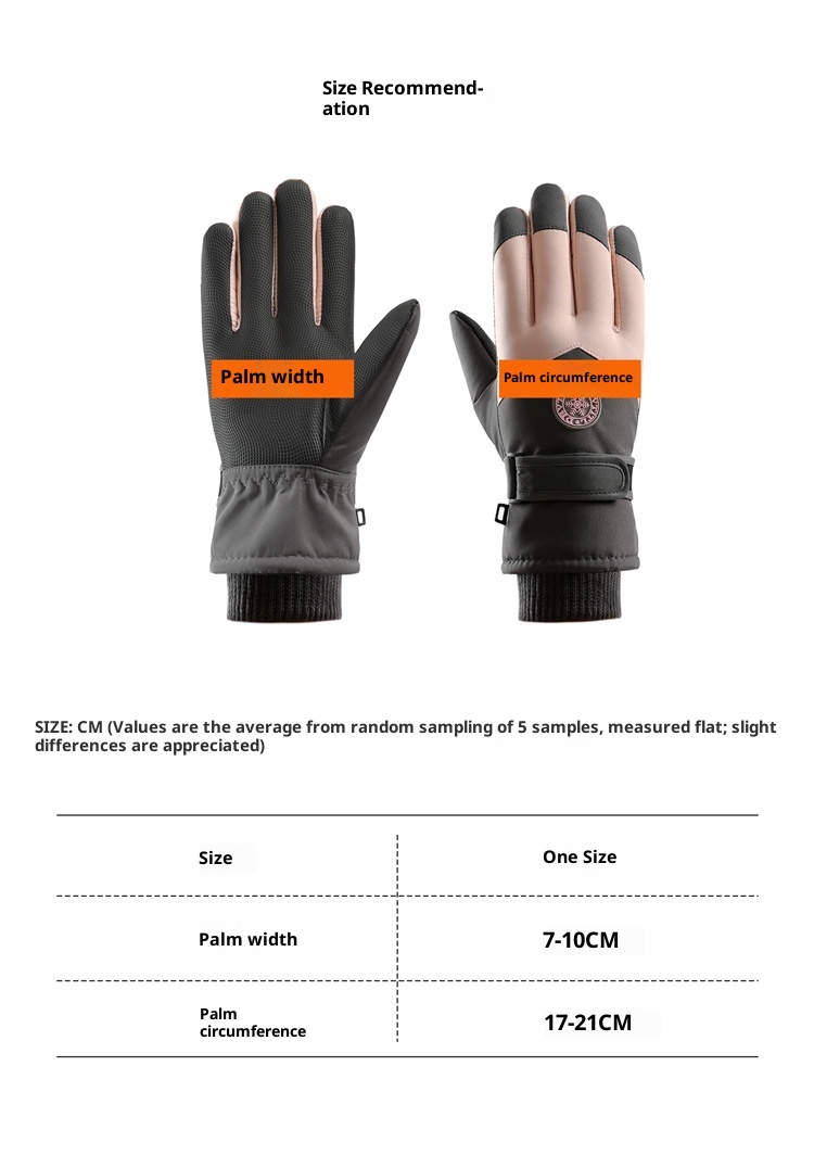 boy Boy Women's Ski Cycling Men's Touchscreen Cold-Proof Winter Warm Gloves Electric Bike Fleece-Lined_voghion.com