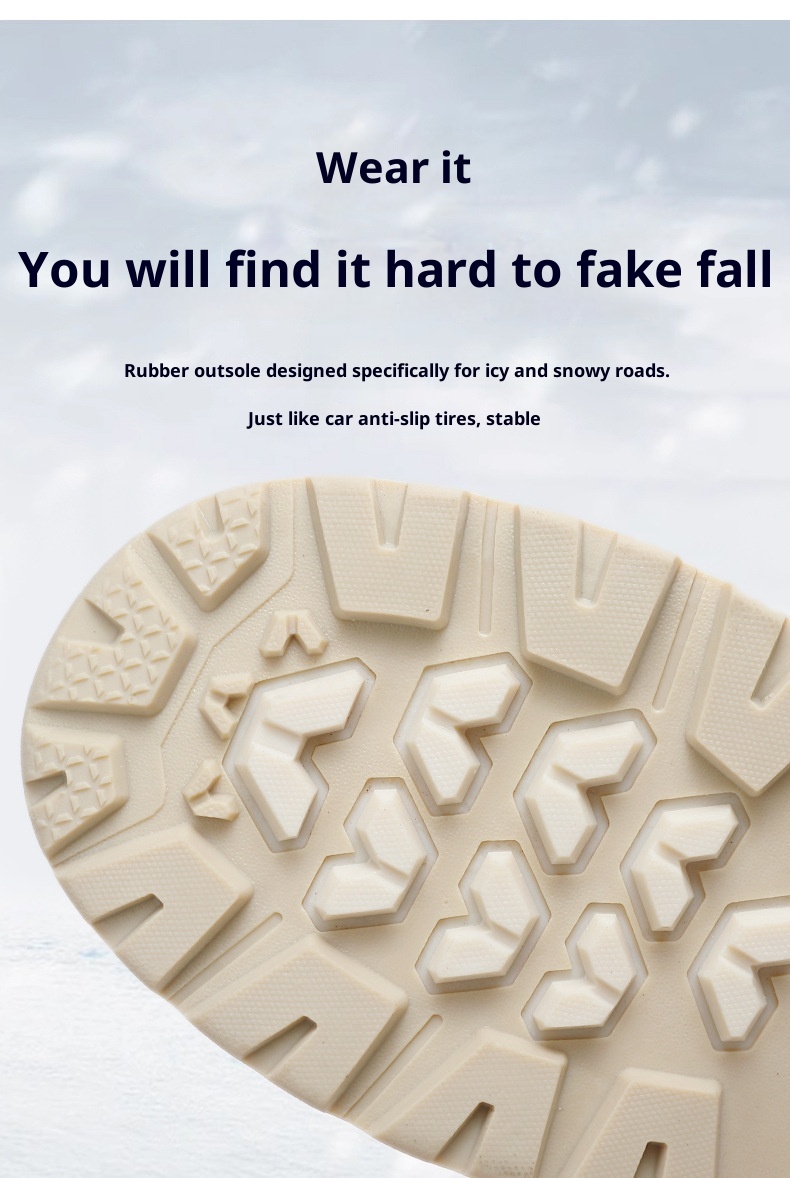 Zees Dames Outdoor Wandelschoenen Sneeuwschoenen Waterdicht Antislip Winter Fleece Gevoerd Verdikt Skischoenen Hoog Top Northeast Katoenen Schoenen_voghion.com