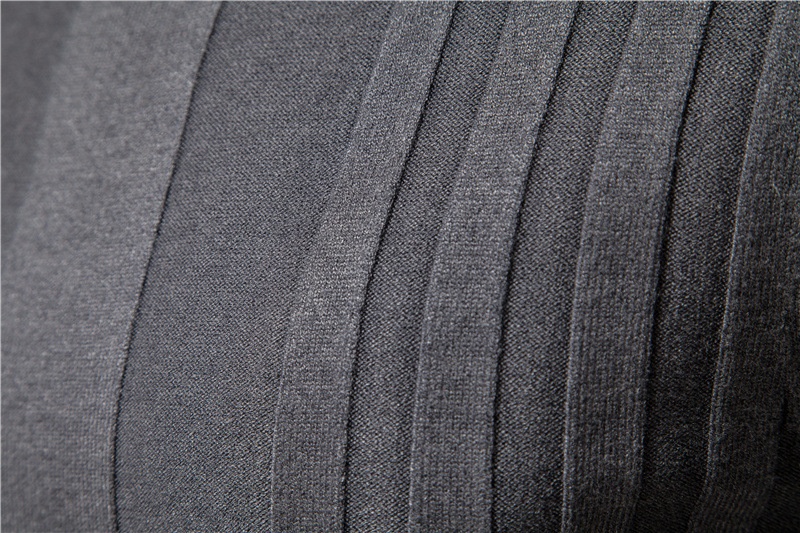 boy Boy Boy Boy Warm Base Layer Shirt For Men, New Men's Large Size Knitted Pullover Sweater, Solid Color Casual High Neck Autumn Red_voghion.com