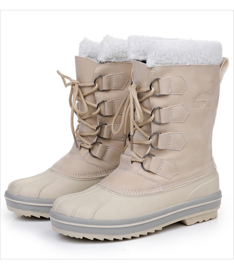 Zees Cro-Border Duck Hunting For Women, Adult Warm Snow Waterproof Outdoor Mid-Calf Boot, Export Trade To Ruia, Ski_voghion.com
