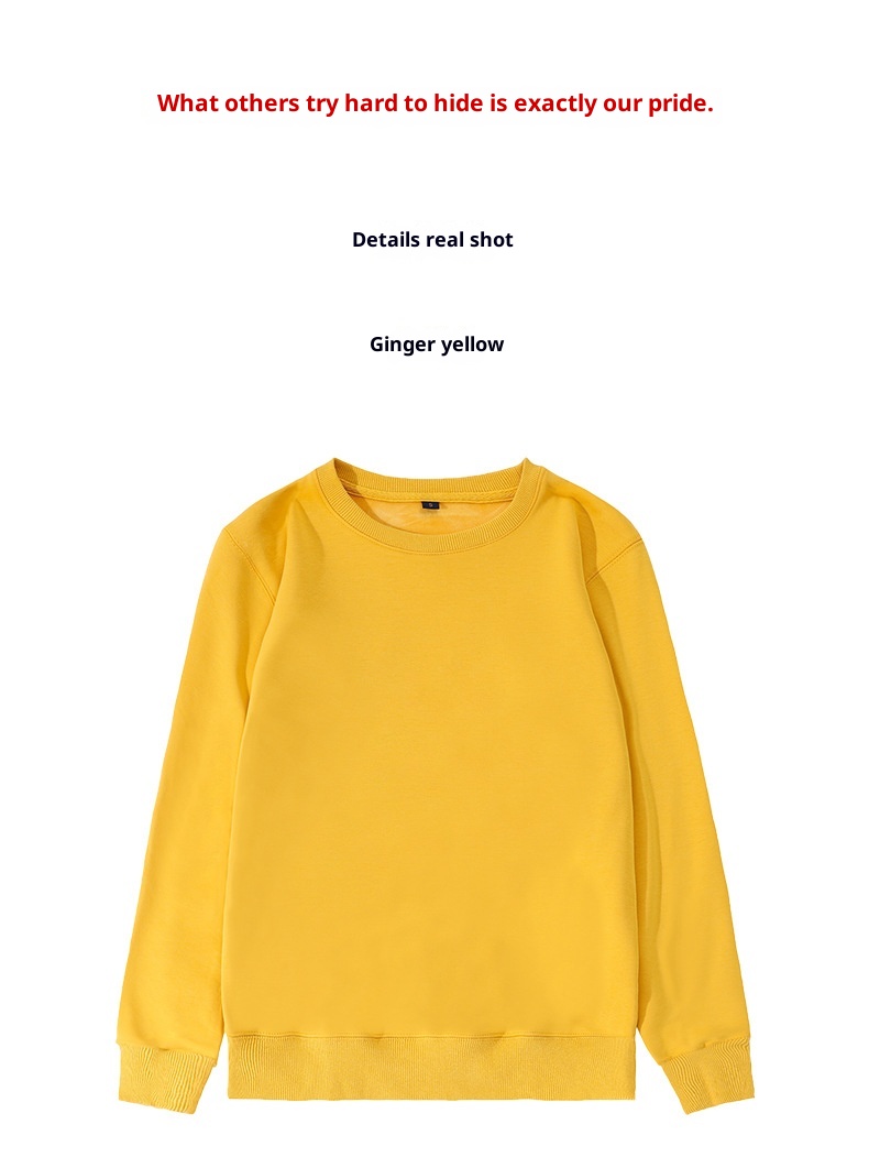 Felpa girocollo spessa con fodera in pile pesante da 600 g di alta qualità, personalizzata, abbigliamento da lavoro, rossa, riunione annuale_voghion.com