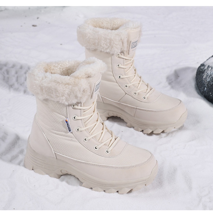 Zees Foreign Trade Outdoor antislip dikke warme katoenen schoenen voor dames Winter Northern Travel Ski Snowboots grote maat_voghion.com