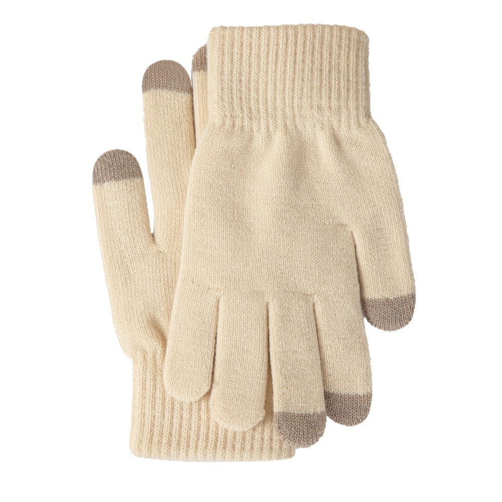 boy Boy Men's Winter Double Layer Thickened Fleece Lined Extra Long Touchscreen Versatile Knitted Wool Gloves Wholesale_voghion.com