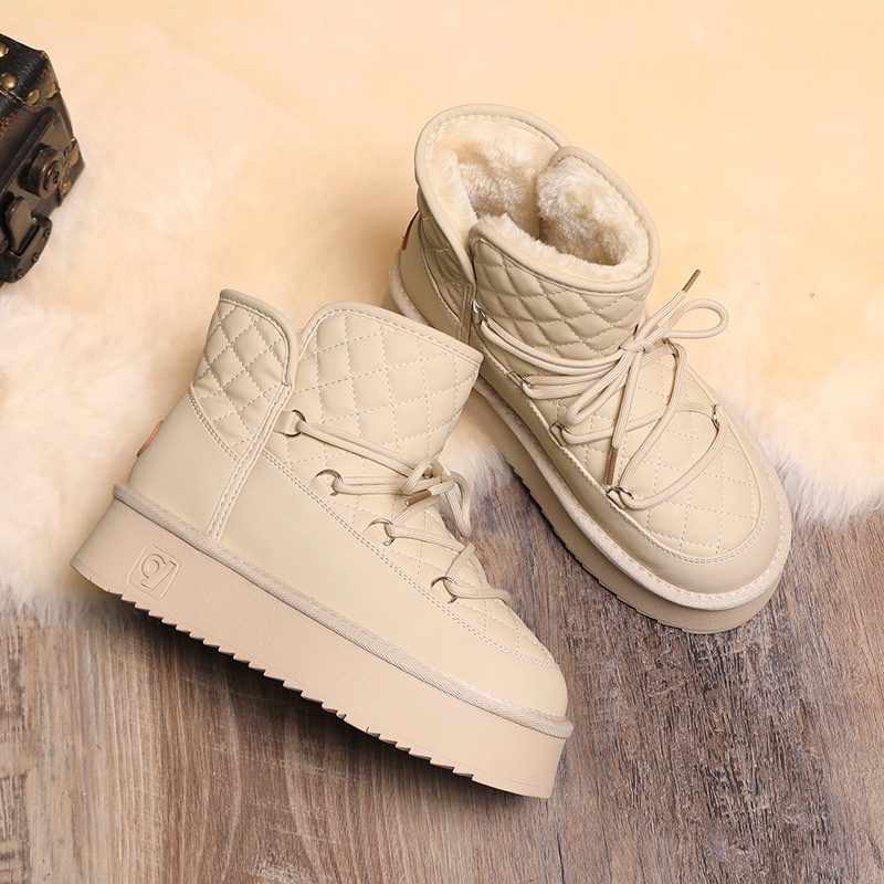 Zees Country Tour Special Same Style Height-Increasing Snow Space Walk Ski Boots Non-Slip Warm 5911_voghion.com