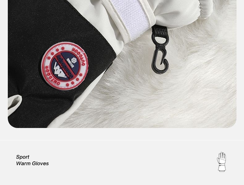 Damen-Winterhandschuhe 2024, neu, fleecegefüttert, dick, warm, kältebeständig, Touchscreen-kompatibel, winddicht, für Herren, E-Bike, Skifahren_voghion.com